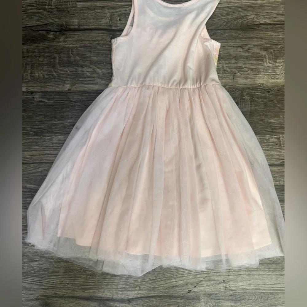 Pink and Gold Kids Dress